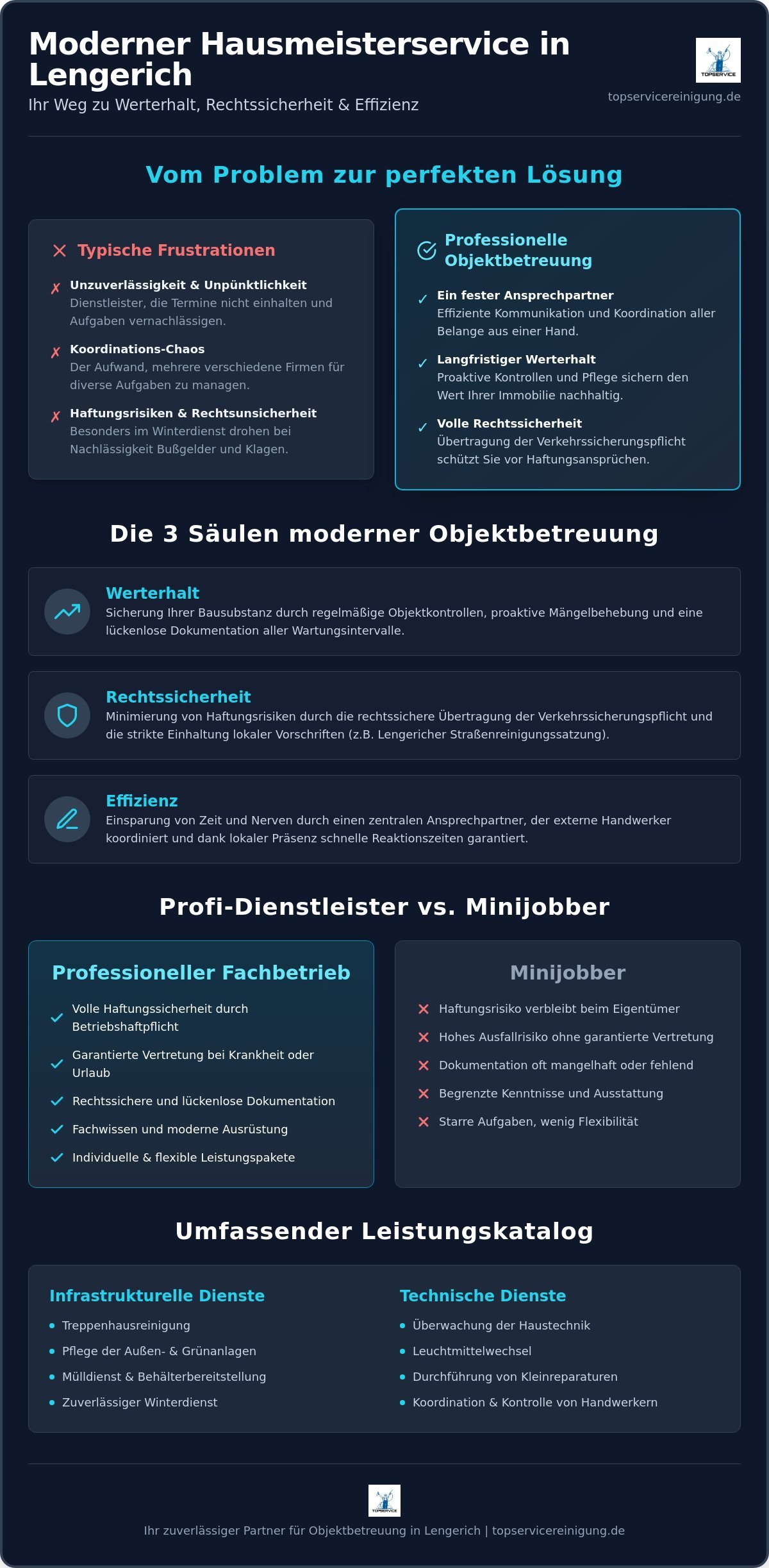 Hausmeisterservice Lengerich: Objektbetreuung 2026